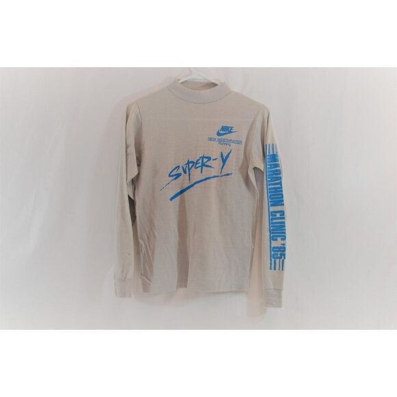 Nike Super-Y New Westminister Running Marathon Clinic 1985 S Shirt Brightline - Picture 1 of 11